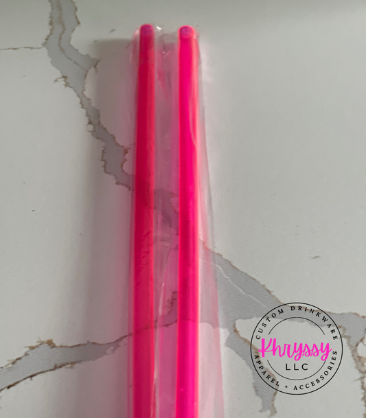Hot Pink Straws for 20oz Tumbler
