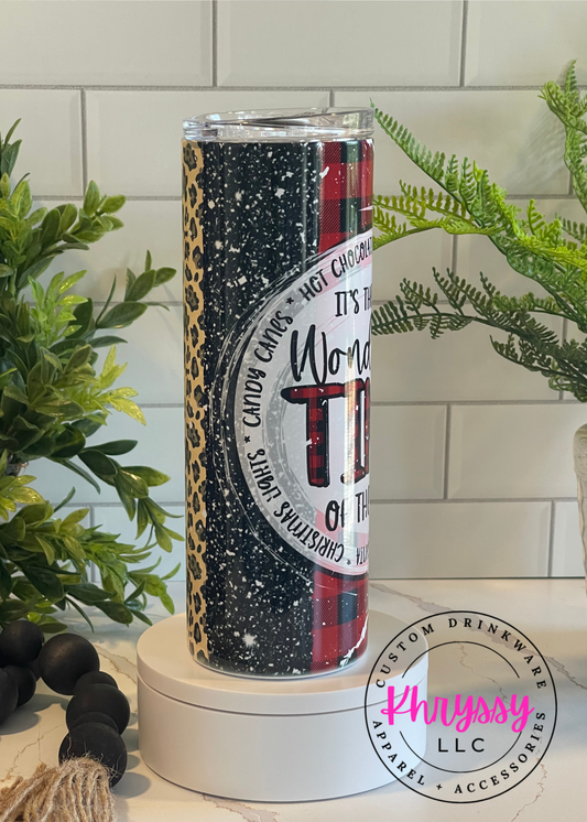 READY TO SHIP: It's the Most Wonderful Time of the Year Christmas 20oz Tumbler