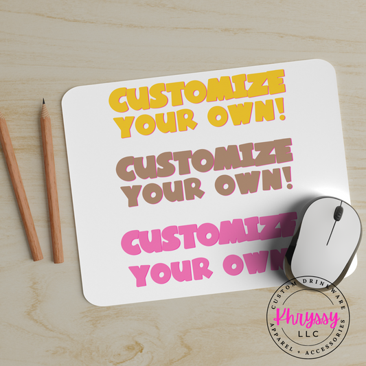 Custom Design Your Own 24x20x03 Mouse Pad