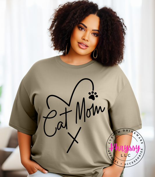 Cat Mom Unisex Shirt - Purr-fectly Stylish for Feline Fanatics!