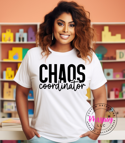 Chaos Coordinator: Mastering the Art of Organized Disorder Unisex Shirt