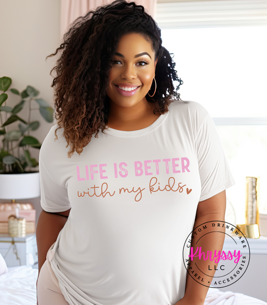 Life is Better with My Kids Unisex Shirt: Celebrating the Joy of Parenthood!