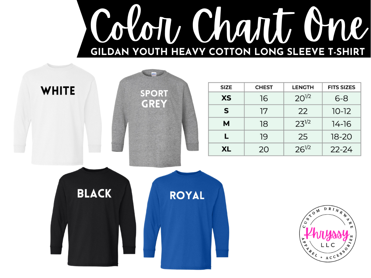 Design Your Own CHILD LONG SLEEVE (FRONT & BACK)