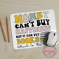 Money Can't Buy Happiness But It Can Buy Books 24x20x0.3 Mouse Pad