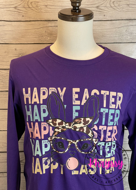 READY TO SHIP Triple Joy: Happy Easter Trio Print Unisex Shirt