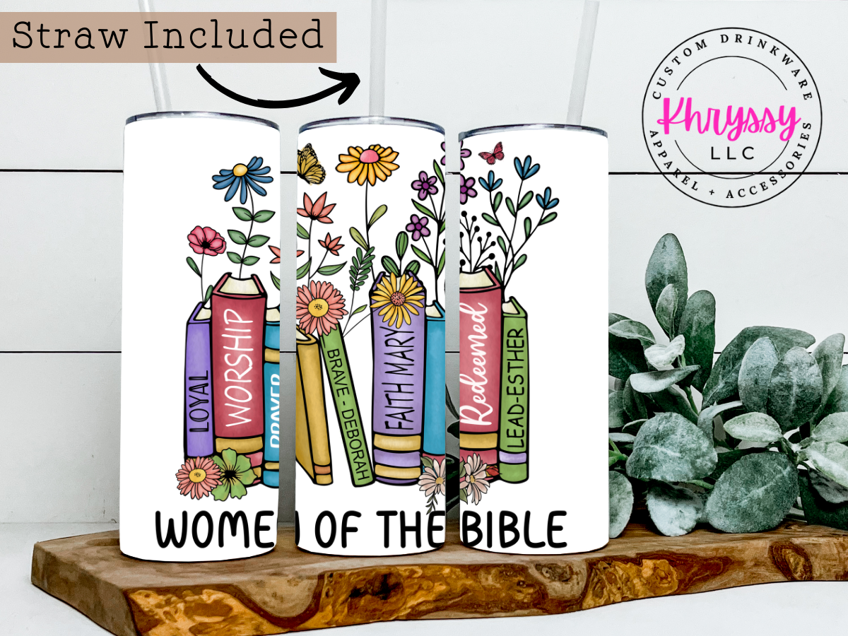 Women of the Bible 20oz Tumbler with Straw