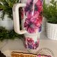 READY TO SHIP Spring Tranquility: 40oz Hummingbird and Floral Tumbler