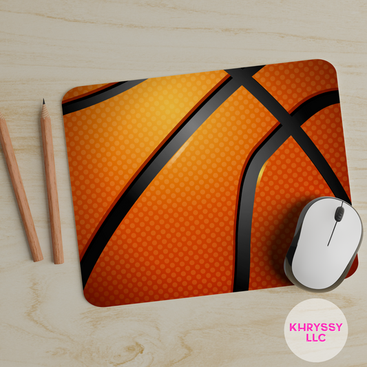 Slam Dunk Your Work: Basketball Mouse Pad