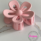 Pink Flower Claw Hairclip