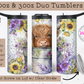 20oz Baby Highland Cow Tumbler with Straw