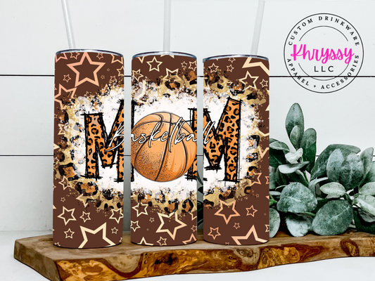 All-Star Support Basketball Mom 20oz Tumbler with Straw