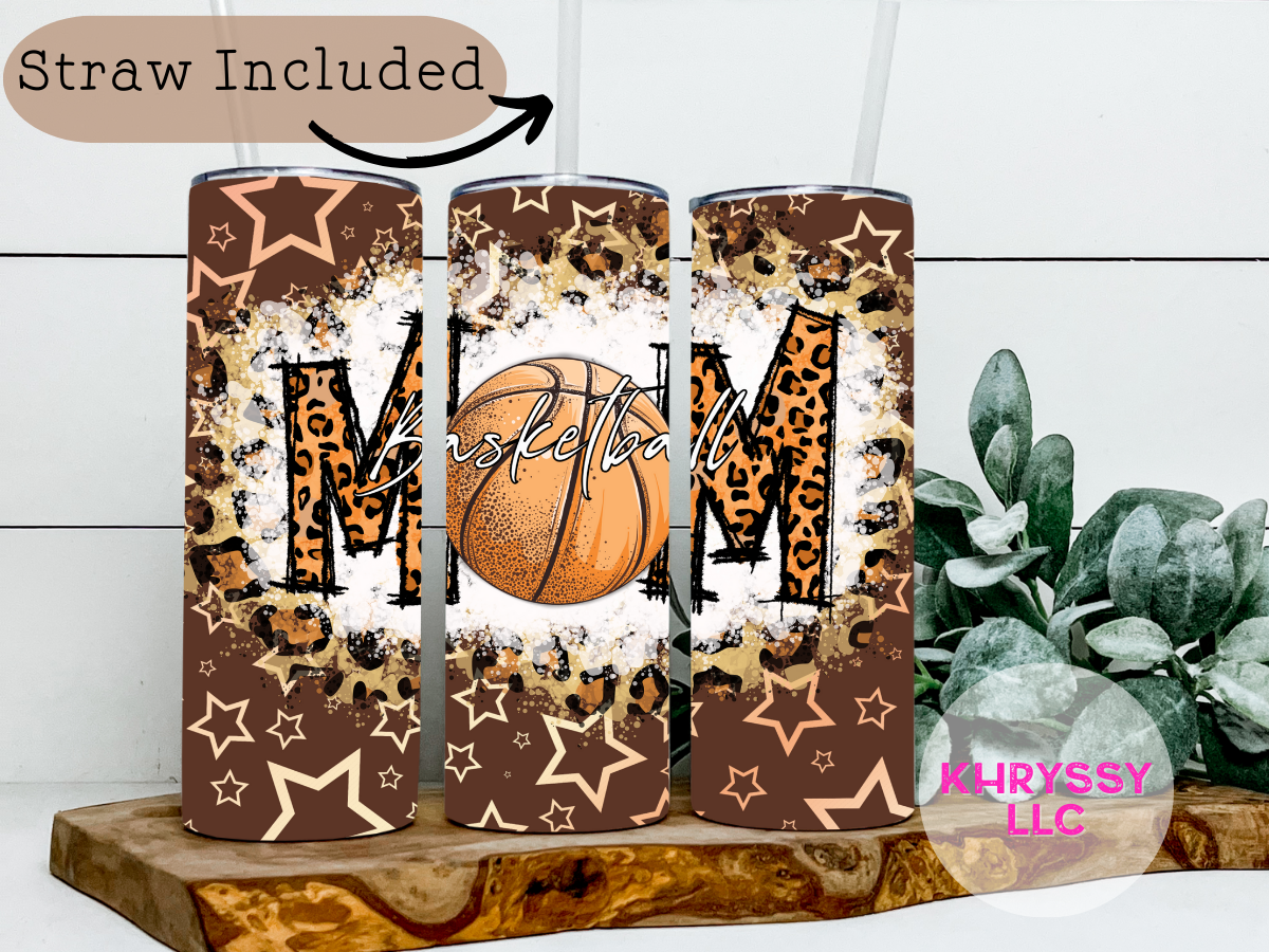 All-Star Support: Basketball Mom Tumbler