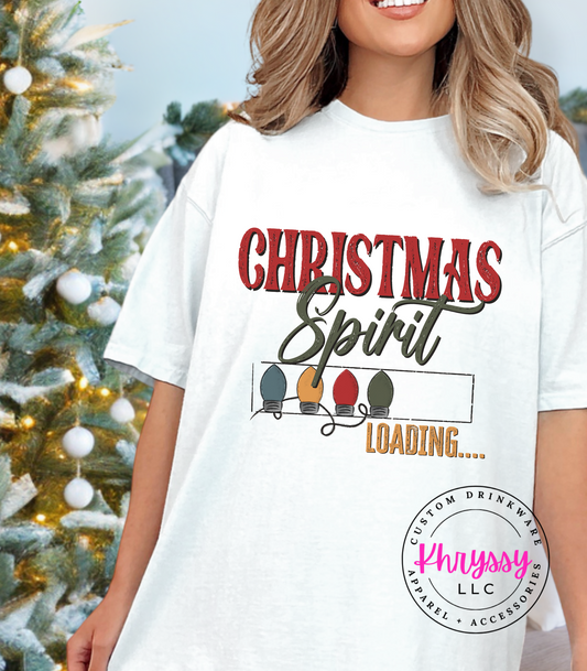 Christmas Spirit Loading Unisex Shirt