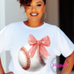 Coquette Bow Baseball Unisex Shirt