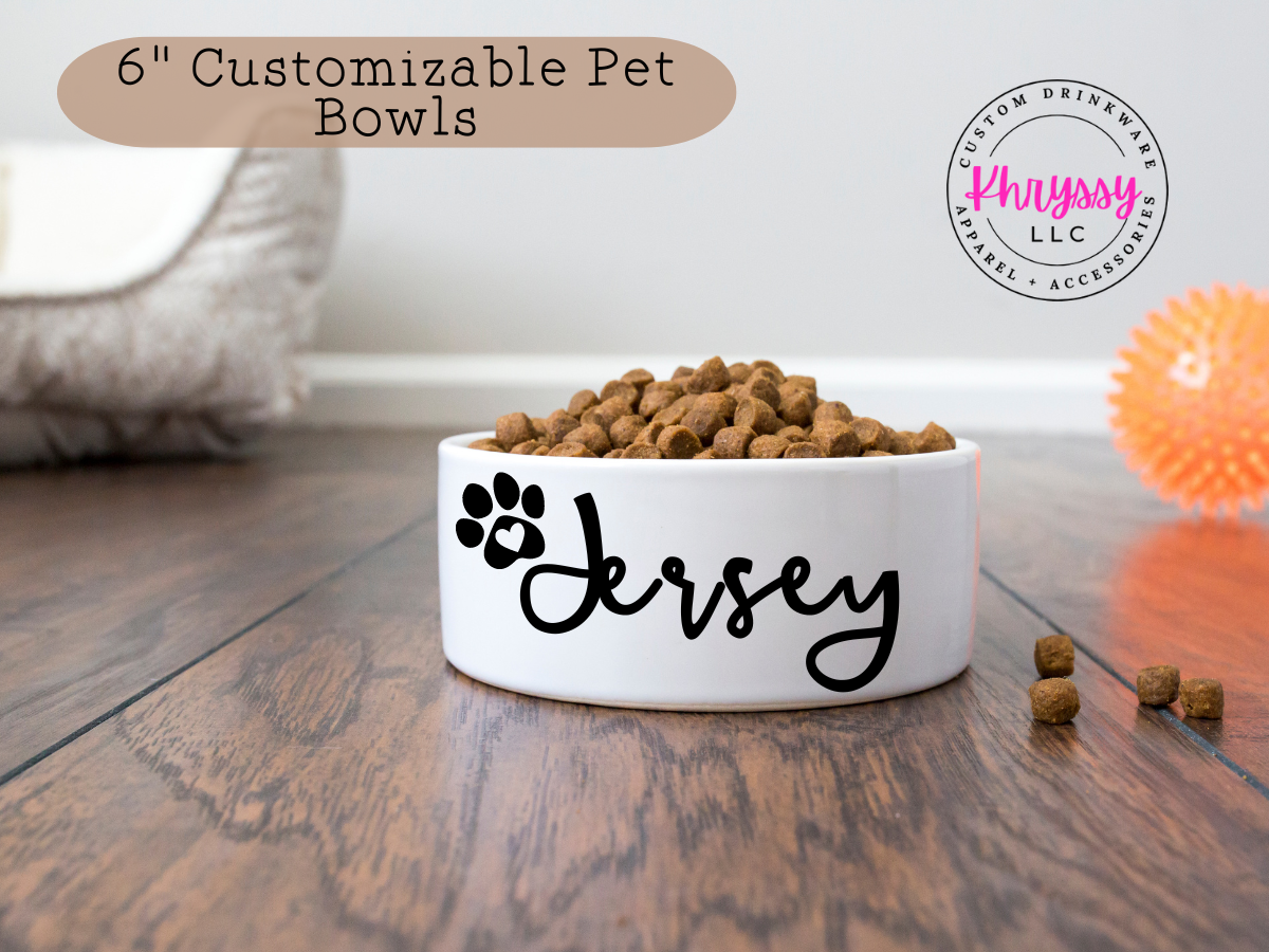 Customizable Pet Bowl