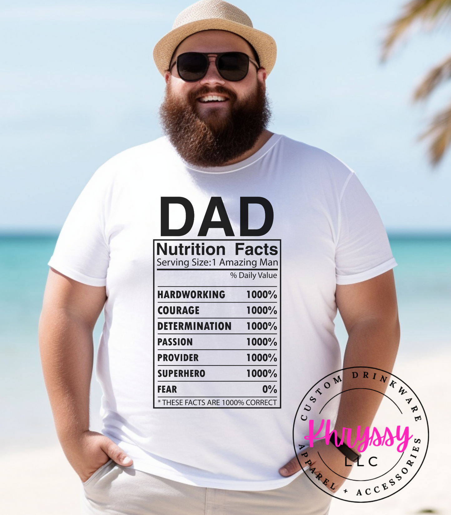 Dad Nutritional Facts Unisex Shirt