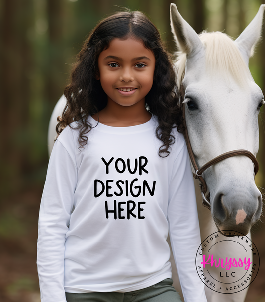 Design Your Own CHILD LONG SLEEVE (FRONT & BACK)