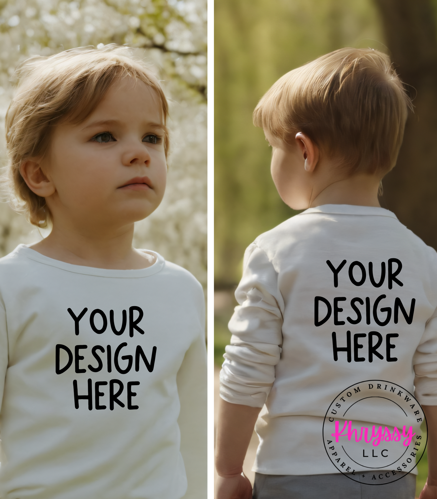 Design Your Own CHILD LONG SLEEVE (FRONT & BACK)