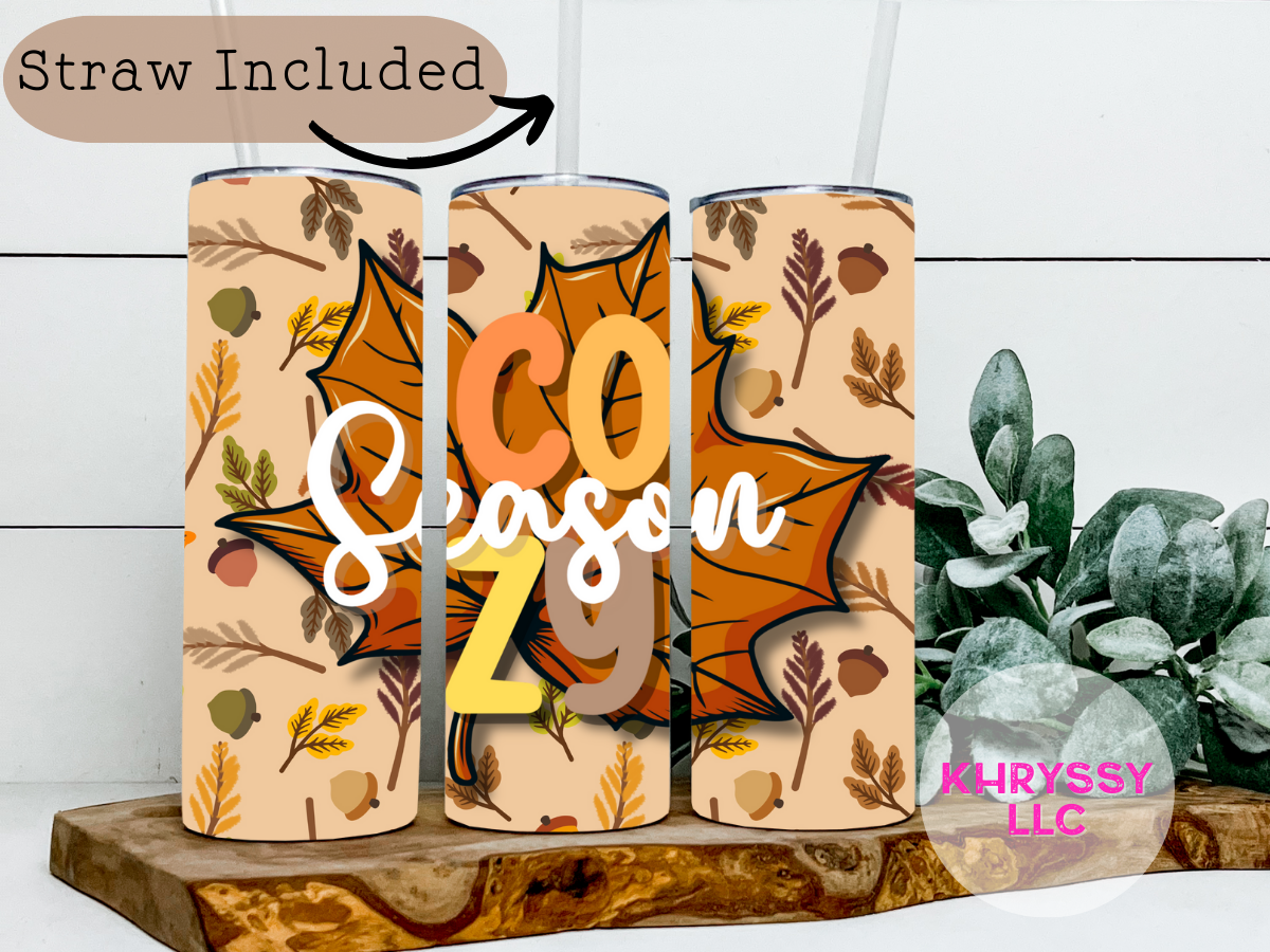 Autumn Delights: Cozy Season Tumbler - Embrace the Warmth of Fall!