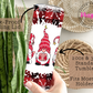 Gnome Christmas 20oz Custom Tumbler with Straw