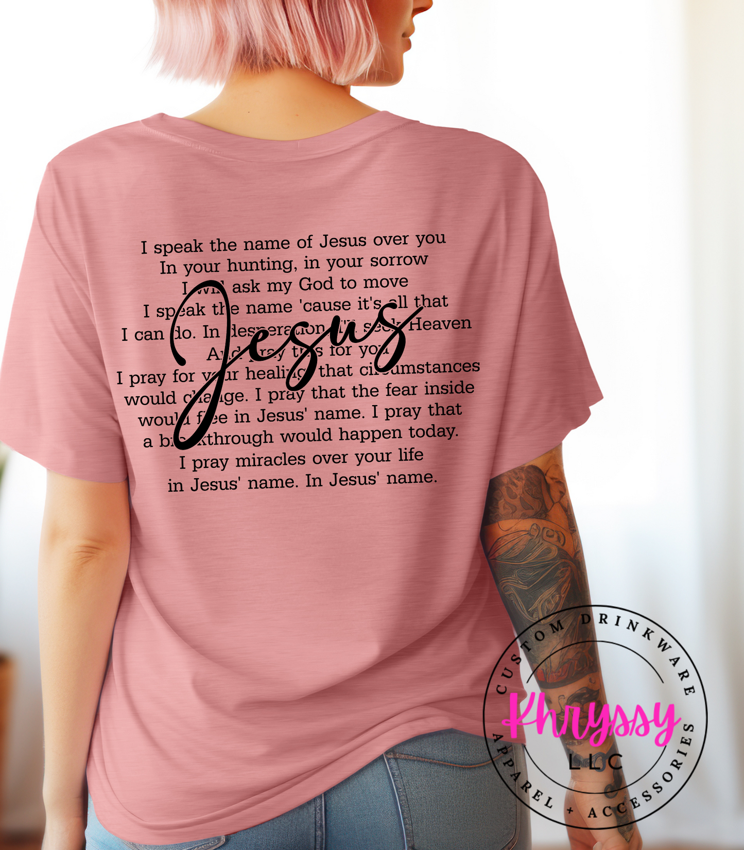 I Speak the Name of Jesus: Faithful Unisex Shirt