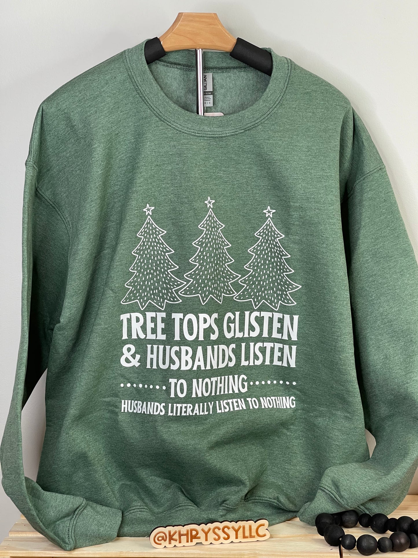 Tree tops Glisten Christmas Sweatshirt