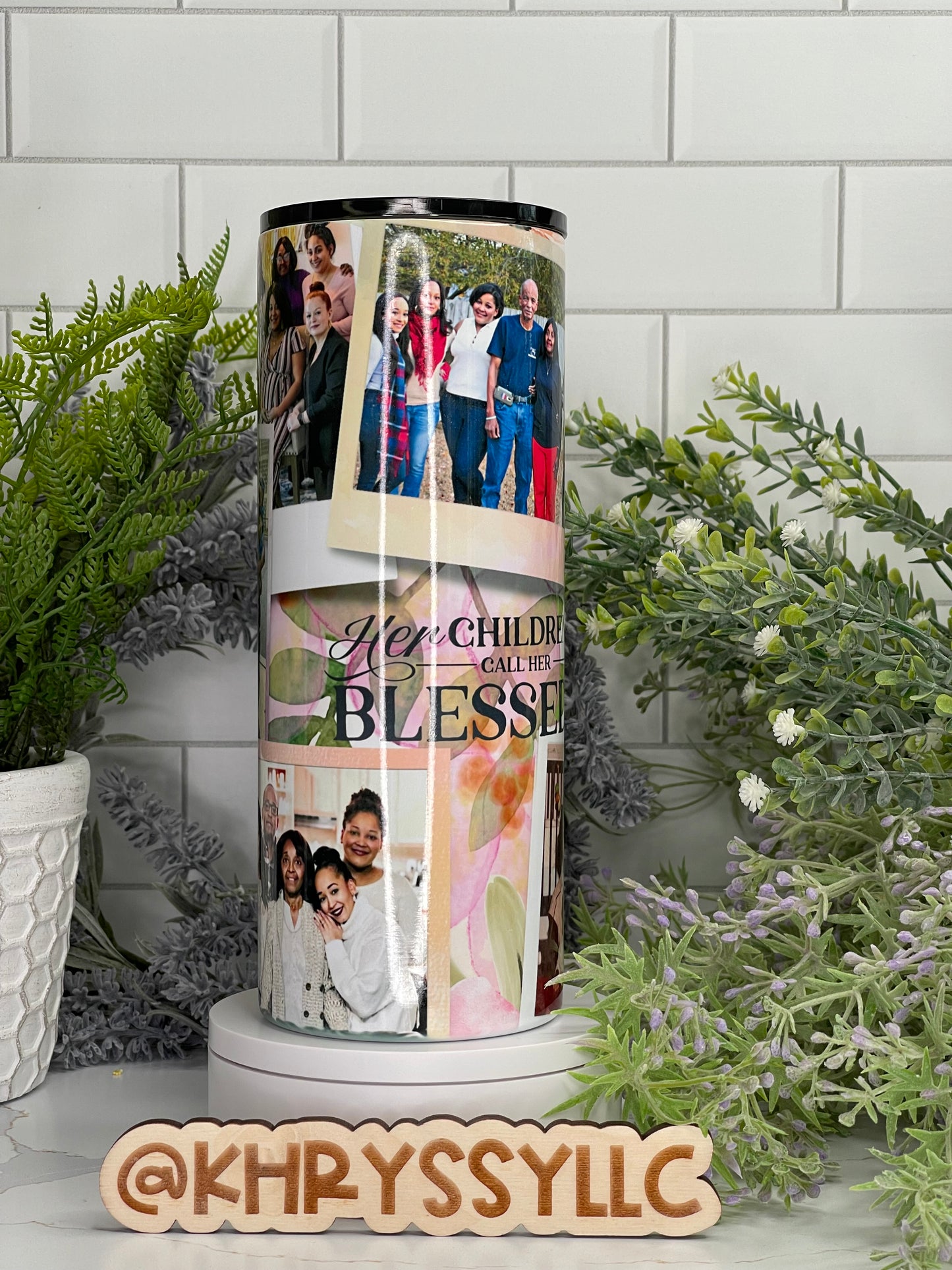 Her Children Call Her Blessed Custom 20oz Tumbler with Straw