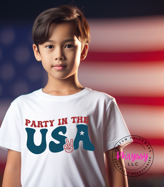 Sparkle and Celebrate: Party in the USA T-Shirt