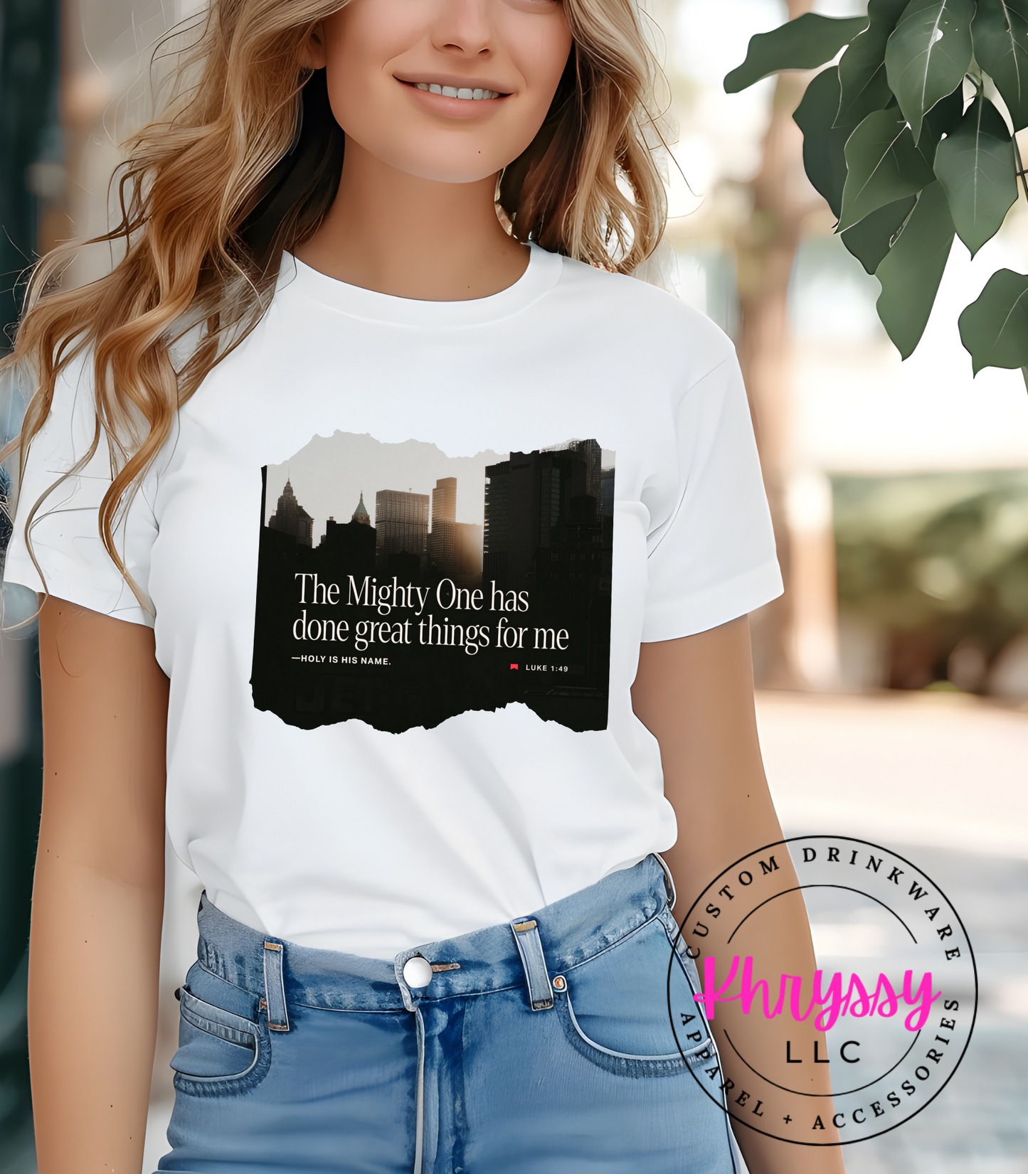 The Mighty One Has Done Great Things Me Inspirational Unisex Shirt