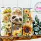 Cute Sloth Surrounded by Sunflowers 20oz Tumbler with Straw