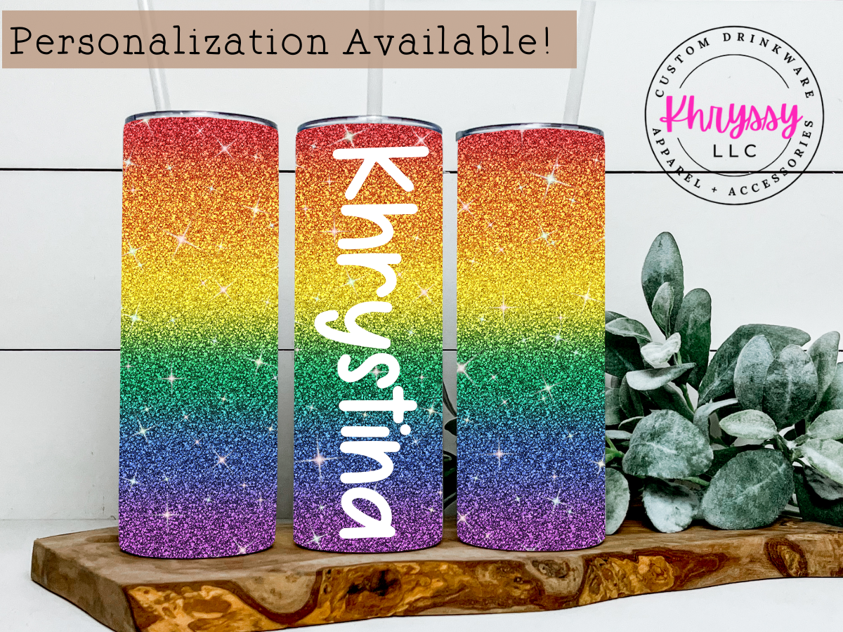 Rainbow Rhapsody 20oz Tumbler with Straw