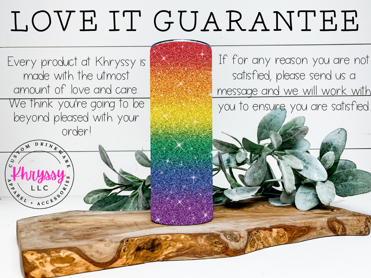 Rainbow Rhapsody 20oz Tumbler with Straw