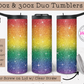 Rainbow Rhapsody 20oz Tumbler with Straw