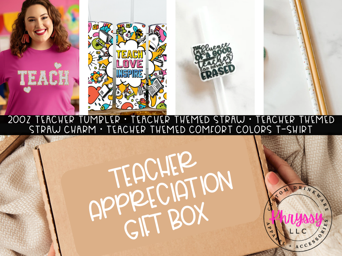 A Teacher's Mantra Gift Set: Teach · Love · Inspire