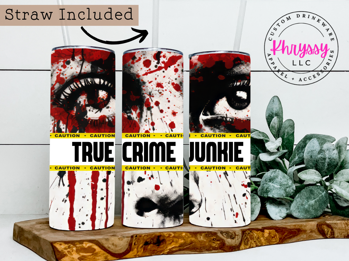 Eyes for True Crime 20oz Tumbler with Straw