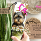 Yorkie and Friend 20/30oz PINK Personalized Tumbler with Straw