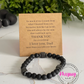 I Love You Dad Natural Stone Bracelet