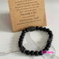 I Love You Dad Natural Stone Bracelet