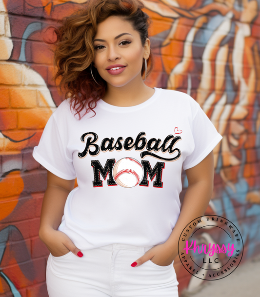 Homerun Baseball Mom Unisex Shirt