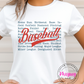 Baseball Terms Unisex Shirt