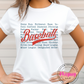 Baseball Terms Unisex Shirt