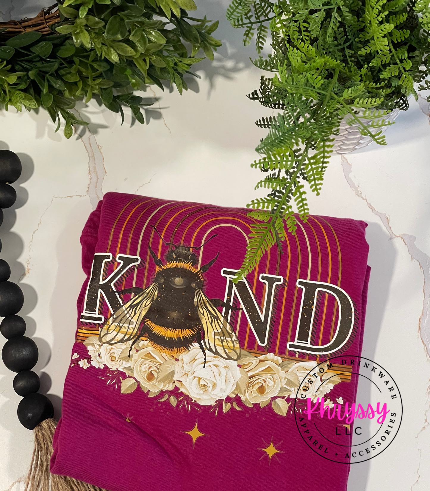 READY TO SHIP: Kindness is Contagious: Bee-inspired Be Kind Shirt