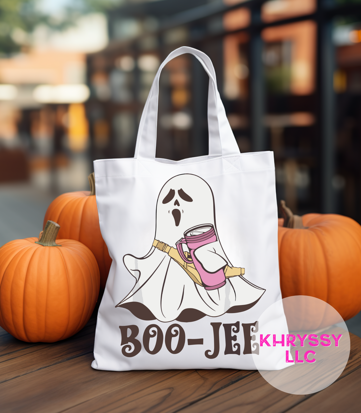 Boo-Jee Canvas Tote Bag
