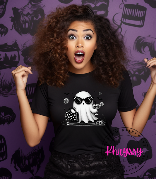 Stylish Ghost Graphic Unisex Shirt