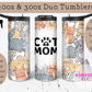 Pawsome Cat Mom 20oz Tumbler with Straw