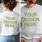 Design Your Own ADULT UNISEX CREWNECK (FULL FRONT & FULL BACK)