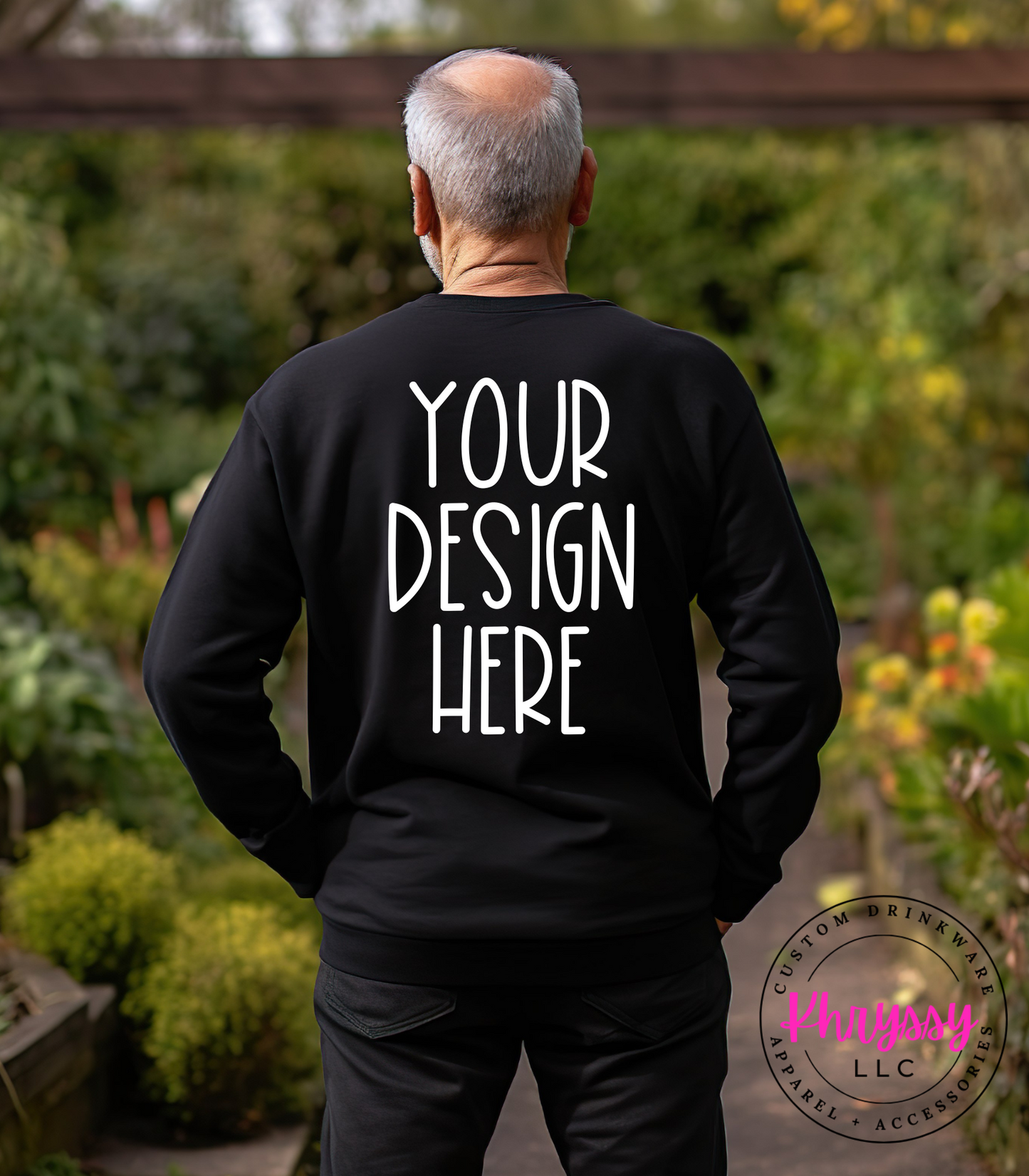 Design Your Own ADULT UNISEX LONG SLEEVE SHIRT (FULL OR PARTIAL FRONT OR BACK)