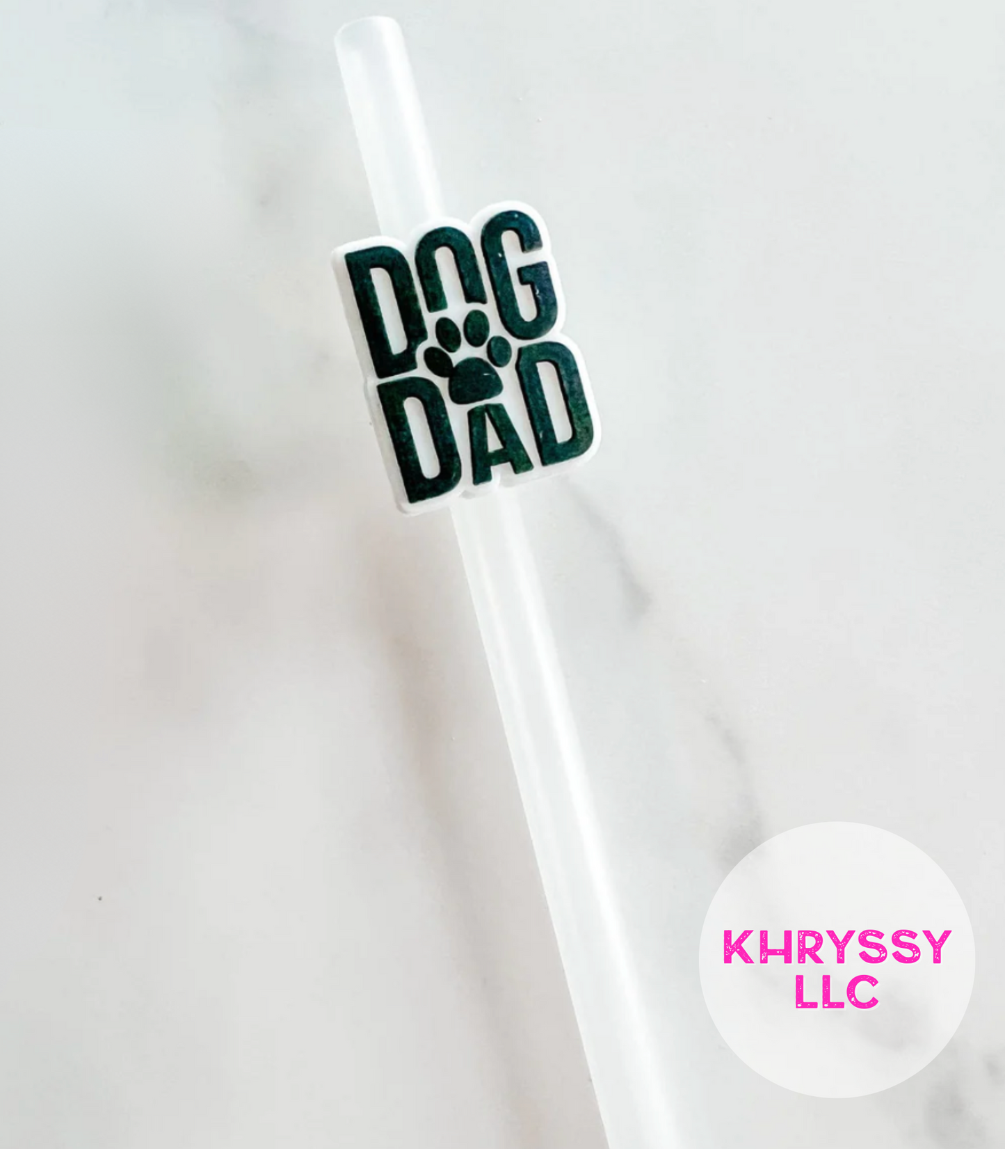 Dog Dad Straw Accessory