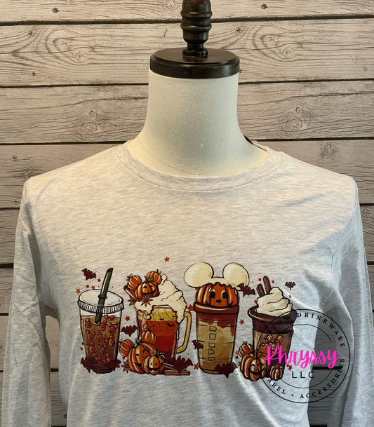 READY TO SHIP: Pumpkin Mouse Latte Unisex Shirt