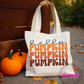 Hello Pumpkin Canvas Tote Bag